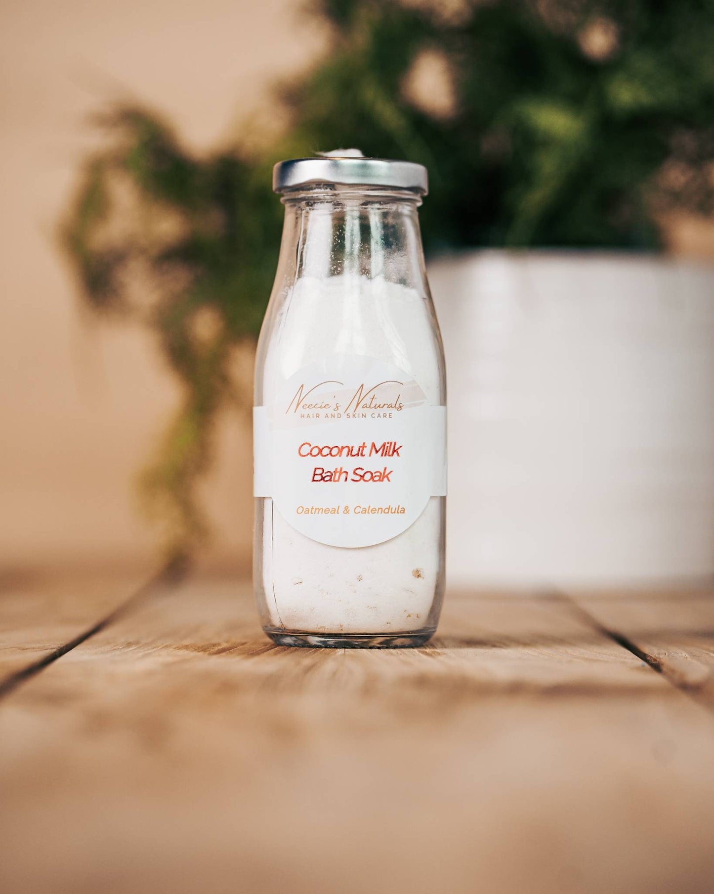 Unwind with Neecie's Naturals Coconut Milk Bath Soak!